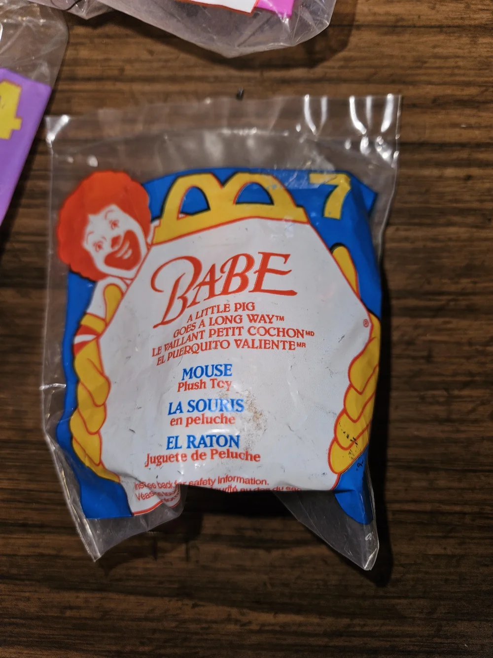 McDonald's Happy Meal Toy Vintage 1995 Babe Complete Set of 7 Plush Toys